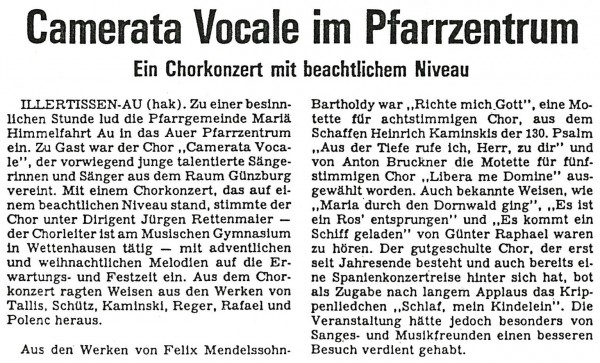 1987_Illert. Zeitung Pfarrzentrum