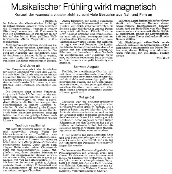 1990_Mittelschw. Nachrichten Musikal. Frühling